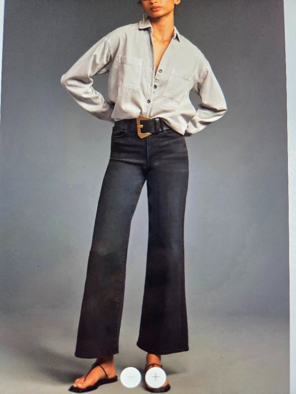NWT Anthropologie Frame Le Slim Palazzo jeans-sz. 32